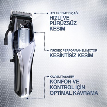 Wahl 9657 Rapid Clip Şarjlı Saç Sakal Kesme Makinesi Fiyatı