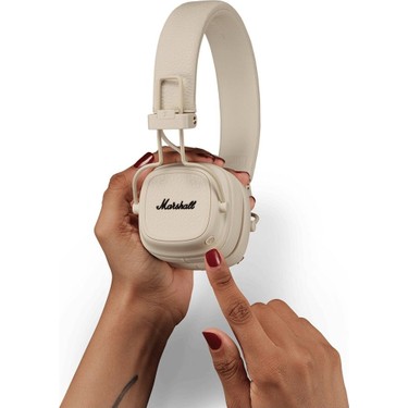 Marshall Major V Bluetooth Kulaküstü Kulaklık, Krem Fiyatı
