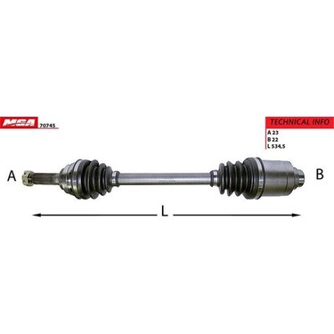アクサルタ　クロマックス　AM1 4L Mga 70745 Aks Komple Sol Suzuki Alto 91-01 Fiyatı