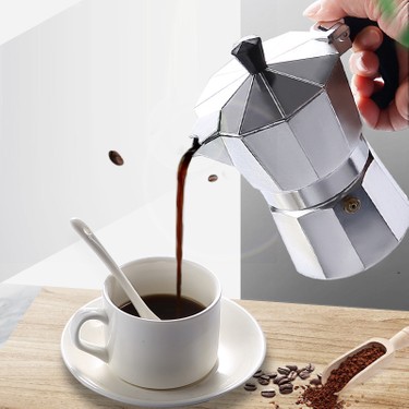 MOKAページ Pengfushop4 450 ml Tarzı ml Taşınabilir Moka Pot Hızlı Kahve Fiyatı