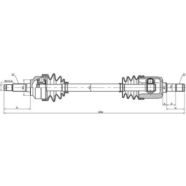 Maher 01883 Aks Komple Ön 323 90-95 Kısa Sol F02425600C Fiyatı