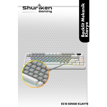 Shuriken ES10 Sanseı Rgb Mekanik Türkçe Klavye 1.06INÇ Tft - Fiyatı
