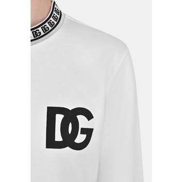 DOLCE & GABBANA ホワイトジャンパー Dolce & Gabbana DG Embroidery Satin Jacket | Sendegaro OM