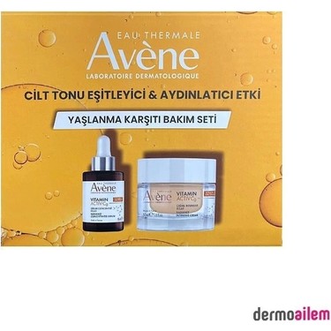 Avene コスメセット Avene Vitamin Activ Cg Radiance Corrector Serum 30 ml + Fiyatı