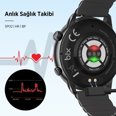 Bix SW02AI 1.43” Amoled Ekran, Bluetooth 5.2 Telefon Görüşme Fiyatı