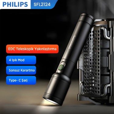 Philips SFL2124 Teleskopik Zoom, 250 Lümen Max Işık Gücü, Fiyatı