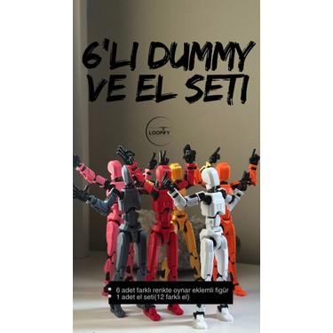 Titan 13 - Lucky 13 Oynar Eklemli Robot Figür Oyuncak Set 6 Fiyatı