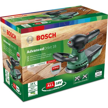 Bosch Advanced Orbit 18 Eksantrik Zımpara Makinası (Aküsüzl) Fiyatı