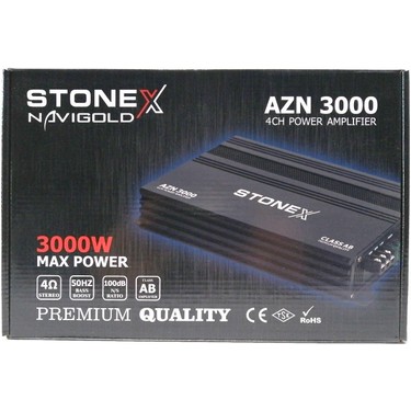 Navigold Stonex Azn 3000 4 Kanal Ab Klas Anfi 4X60W Rms Fiyatı
