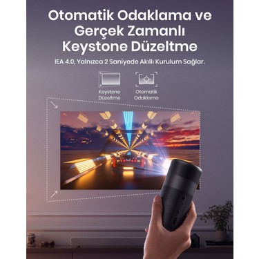Anker Nebula Capsule Air Dünyanın En Küçük Google Tv Fiyatı