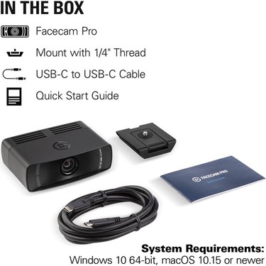 Elgato 10WAB9901 Facecam Pro 4K Webcam Fiyatı