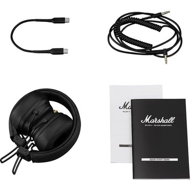 MARSHALL Major V Siyah Bluetooth Kulaklık Fiyatı