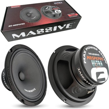 Massıve MS-M85PXPRO Oto Midrange 20CM 450 Watt 2 Adet Fiyatı