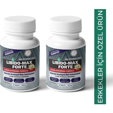 Libido Max Forte Erkeklerin Kullanımına Uygun 2 Adet Fiyatı