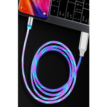 Judas J21 Micro USB Magnetic Akan Led Işıklı Şarj Kablosu Fiyatı