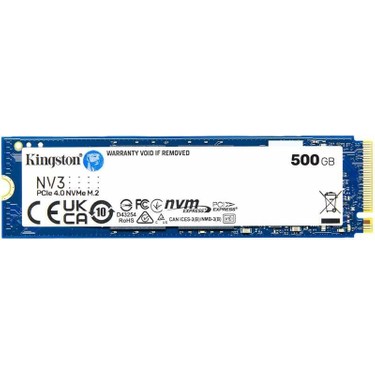 500 GB Kıngston Nv3 2280 Gen4 M.2 Pcıe 4.0 Nvme 5.000/3.000 Fiyatı