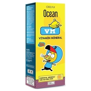 Orzax Ocean VM Portakal Aromalı Şurup Kral Şakir 150 ml Fiyatı