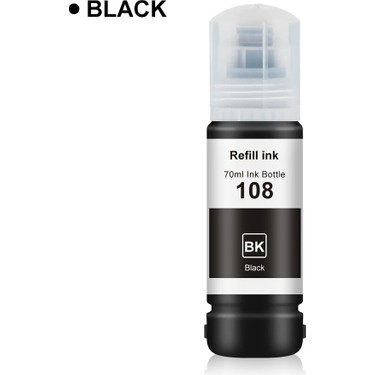 SOLID INK｜BLACK LABEL 6本セット Baskistan Epson L18050 108 Mürekkep Seti 6 Renk - L8050 Fiyatı