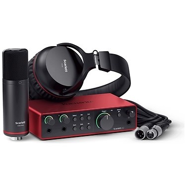 Focusrite Scarlett 2i2 Studio Gen 4 (MOSC0040) Kırmızı - Fiyatı
