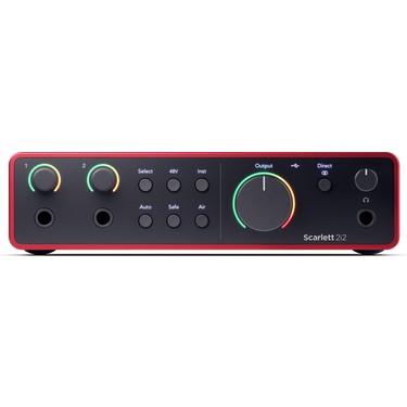 Focusrite Scarlett 2i2 Studio Gen 4 (MOSC0040) Kırmızı - Fiyatı