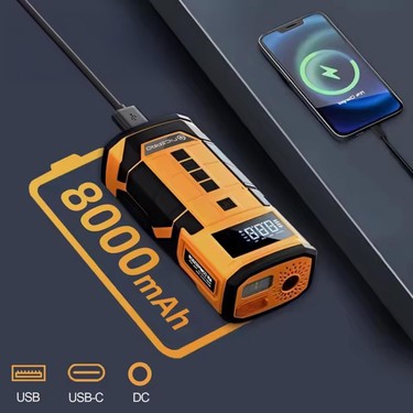 Npo A5577 Kablolu/kablosuz 8000MAH Şarjlı Taşınabilir Araç Fiyatı