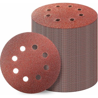 マメキチページ Venoa Ahşap Metal Delikli Cırt Zımpara Kağıdı 125 mm 5 Adet Fiyatı