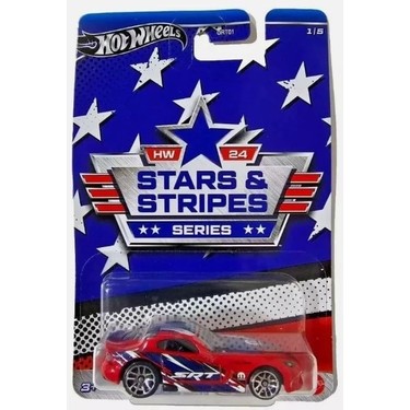【4台】ホットウィール　スターズ& ストライプス　1/64 Hot Wheels Stars & Stripes : 2013 Srt Viper Fiyatı