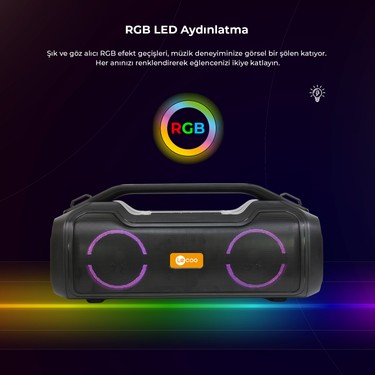 Lecoo DS153 Bluetooth 5.0 80W IPX5 Su Geçirmez RGB Fiyatı