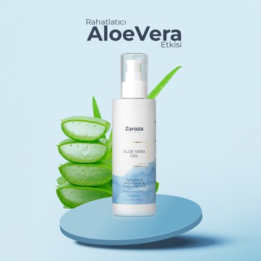 Zaroza Nemlendirici Aloe Vera Jel Hassas Saç Derisi Için 200 Fiyatı
