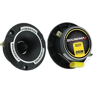 Soundmax SX-TA37 Çifti 400WAT-200W Rms 10 cm Dome Tweeter Fiyatı