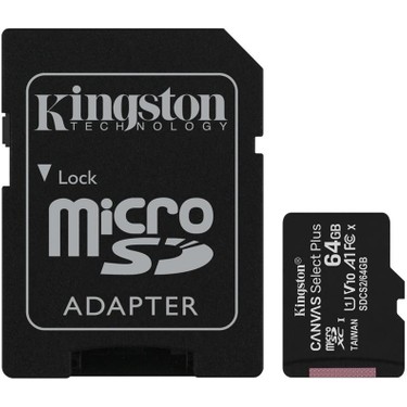 Kingston SDCS2-64GB 64GB micSDXC Canvas Select Plus 100R A1 Fiyatı