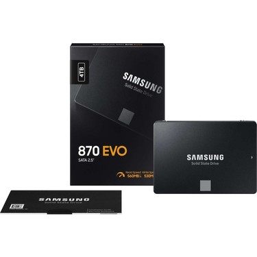 Samsung 870 Evo 2.5 4 TB SSD – 560MB/s Okuma, 530MB/s Yazma Fiyatı