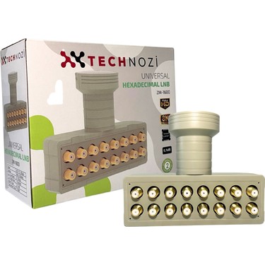 Technozi 16'lı Çıkışlı Lnb Model ZM-1600 Düşük Gürültü ile Fiyatı