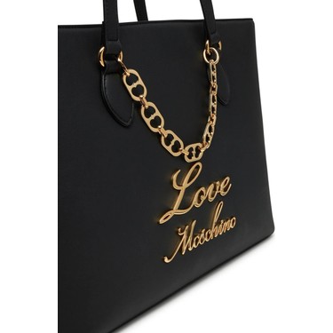 バッグ BIG LOVE POUCH love-moschino-kalpli-zincir-