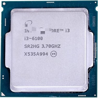 Intel Skylake Core I3 6100 Ghz 3mb Lga 1151P Tray Cpu Fiyatı