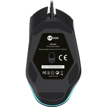Lecoo MG1101 Kablolu 6400DPI 8 Tuşlu RGB LED Aydınlatmalı Fiyatı