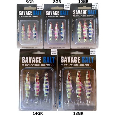 Savage Gear Psycho Sprat Lrf Jig 3 Adet 18 gr Turkish Zebra Fiyatı
