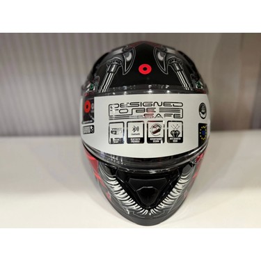 Kask Shıro Katana Sv Samurai Kırmızı/siyah Fiyatı