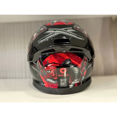 Kask Shıro Katana Sv Samurai Kırmızı/siyah Fiyatı