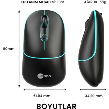 Lenovo Lecoo WS210 Wireless Mouse