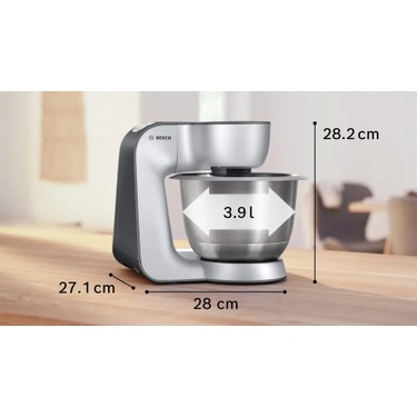 Bosch Mum58359 Serie 4 Mutfak Makinesi Mum 5 1000 W Metalik Fiyatı