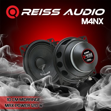 Reiss Audio Rs M4NX 10 cm Midrange 120W Maksimum 40W Rms Fiyatı