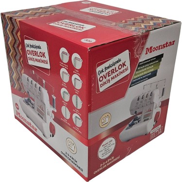 Moonshadow 4枚セット Moonstar Ev Tipi Overlok Dikiş Makinesi 3-4 Iplik Hazne ve Fiyatı