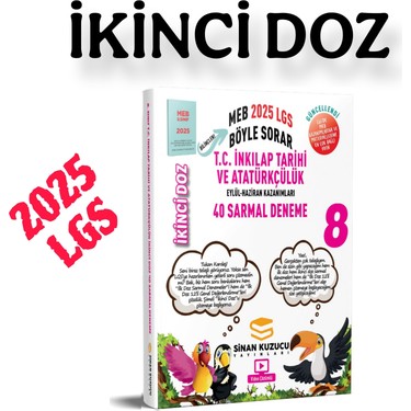 Sinan Kuzucu 2025 Ikinci Doz Inkılap Deneme Kitabı ve Fiyatı