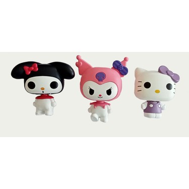 Ct Toys Hello Kitty, Kuromi, My Melody 3 Lü Figür Seti Fiyatı