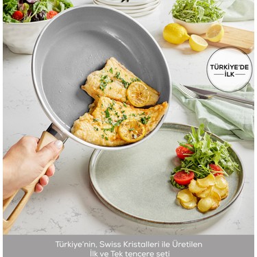 Karaca Swiss Crystal Premium 15 Parça Set - Tava ve Tencere Fiyatı