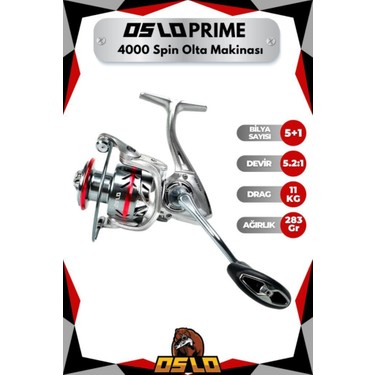Oslo Prime 4000 Oslo Legend 270CM 7-40GR 8 Örgü Spin Olta Fiyatı