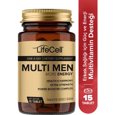 Life Cell Multi Men Power Booster Complex 15 Tablet Fiyatı