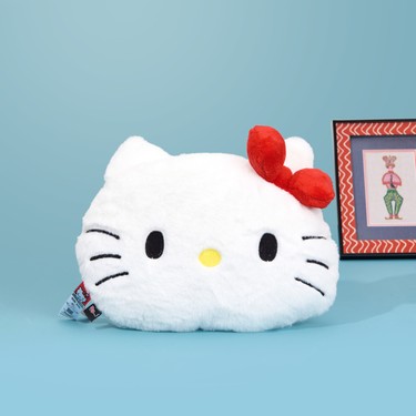 Evidea Rozina Hello Kitty Figürlü Yastık - Beyaz - 38x40 cm Fiyatı