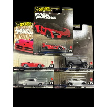 Hot Wheels Hotwheels Premium Fast & Furious Set 2025 Mix Fiyatı